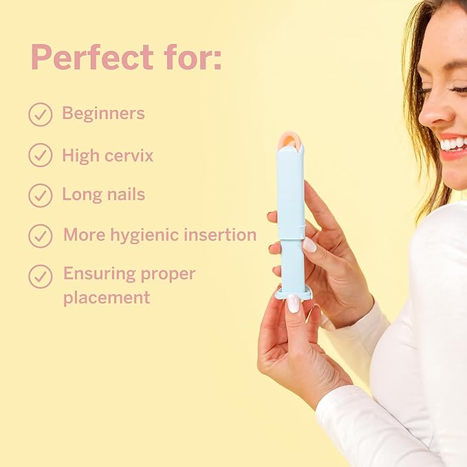 2 Menstrual Discs and Applicator Bundle - No Metals or Toxins - 100% Medical-Grade Silicone-Most Soft Reusable Period Disc - Inserts and Removes Like a Tampon - Capacity of 5 and 7 Tampons-CasaMuseHome