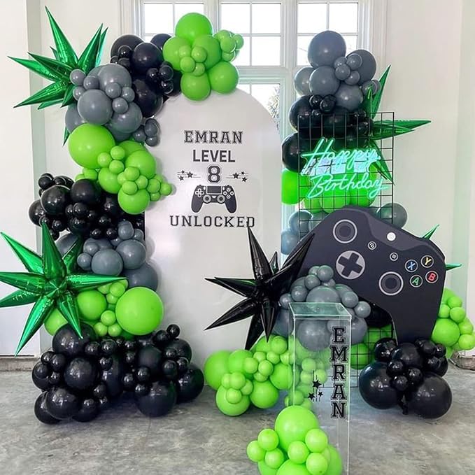 130pcs Lime Green Balloons Different Sizes 18" 12" 10" 5" Light Green Balloons for Birthday Dinosaur Baby Shower St. Patrick's Day Summer Jungle Forest Safari Party Decorations-CasaMuseHome