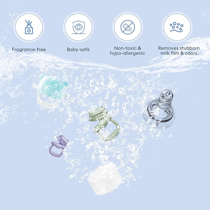 300 Professional Deep Cleaning Detergent Tablets for All Baby Bottle Washers, Washer Tablets for Bottle Washer and Sterilizer and Dryer, Easy to Use-CasaMuseHome