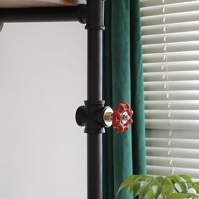 41 Inch Wine Rack Wall Mounted 2 Tier, Hanging Floating Bar Liquor Shelves with Glass Holder Storage Under, Industrial Rustic Pipe Farmhouse Kitchen Decor Black-CasaMuseHome