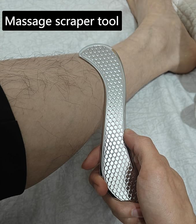 4 in 1 Professional IASTM Tool Set,Stainless Steel Muscle Muscle Tools with Case, Physical Therapy Massage Equipment and Deep Tissue Massage Tools-CasaMuseHome