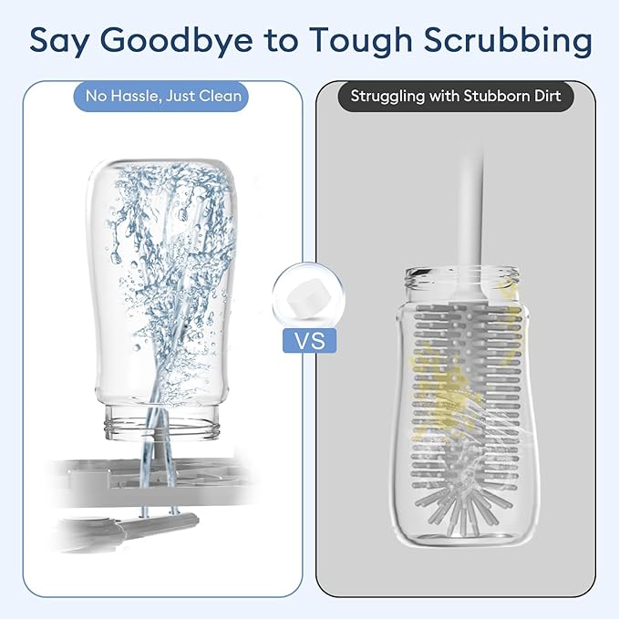 300 Professional Deep Cleaning Detergent Tablets for All Baby Bottle Washers, Washer Tablets for Bottle Washer and Sterilizer and Dryer, Easy to Use-CasaMuseHome