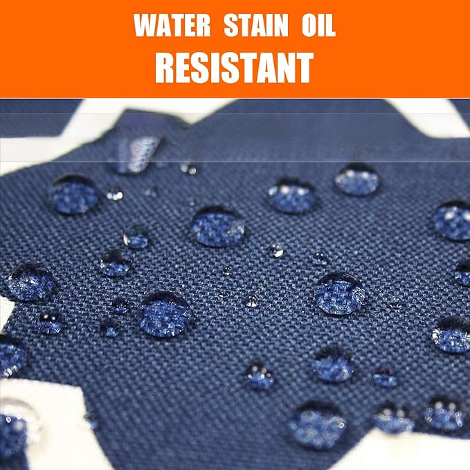 2 Pcs Outdoor Pouf, D21”x H9” Waterproof Outdoor Inflatable Ottoman with Foot Pump, Portable Patio Pouf for Garden Camping or Home Use-CasaMuseHome