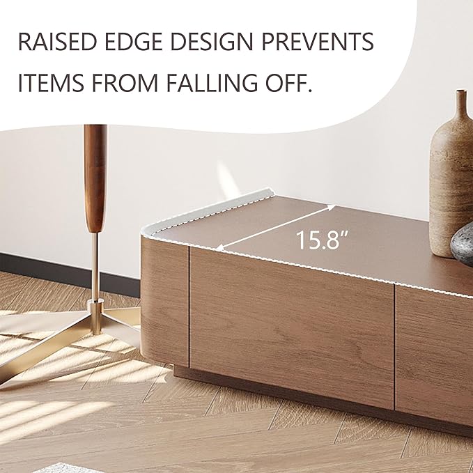 134" Farmhouse TV Unit - Large Wood Entertainment Center with Storage Drawers for 75"+ TVs, Home Office Floor Console-CasaMuseHome