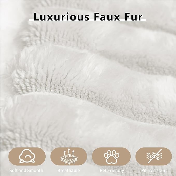 118" 6-Seater Cloud Sofa,Modular Sectional Couch with Ottoman,Modern Deep Seat Upholstered Couches with Plush Corduroy Fabric for Living Room Furniture,Bedroom and Apartment,No Assembly Required,White-CasaMuseHome