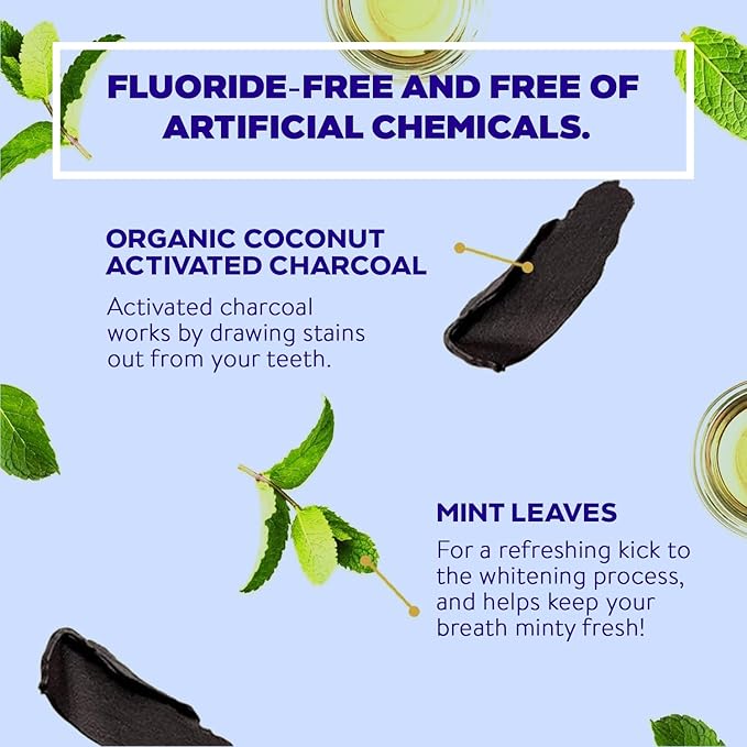 Active Wow Activated Charcoal Toothpaste - for Whitening Teeth, Made with Organic Coconut Oil & Xylitol, Charcoals Activated-Toothpaste (4 Ounce (Pack of 1)-CasaMuseHome