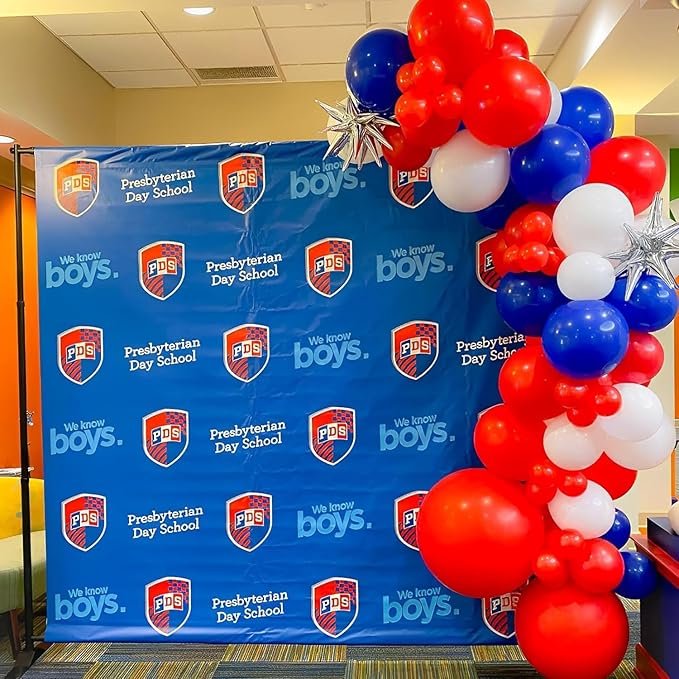 130pcs Red White Blue Balloons Different Sizes 18" 12" 10" 5" Party Latex Balloons for Birthday Graduation 4th of July Independence Day Anniversary New Year Holiday Party Decorations-CasaMuseHome