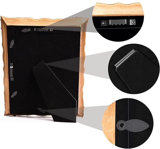 5x7 Vintage Picture Frame with Embossed Flower Design, Ornate Gold Frame for 5x7 Pictures, Hand-Crafted Resin Antique Frames for Tabletop & Wall Hanging, Home Decor (Bronze)-CasaMuseHome