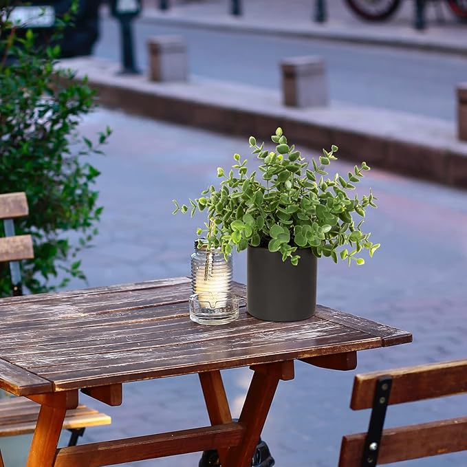 3 Pack Small Fake Plants for Shelf Decor Accents with Ceramic Pot Artificial Potted Plants for Rustic Farmhouse Decor Faux Plants Indoor Fake Potted Plants Artificial for Home Office Bookshelf Decor-CasaMuseHome