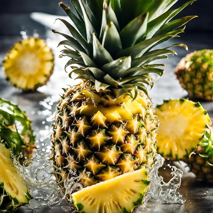 1OAK Soy Wax Scented Candles (Pineapple) - Pineapple Candle - Soy Candles for Home Scented - Tropical Candle - Hand-Poured (7oz.)-CasaMuseHome