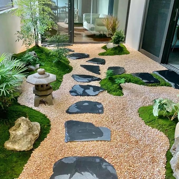 10LB Succulent and Cactus Gravel Pebbles, 1/5 Inch Natural Decorative Polished Stones, River Rocks for Plants, Vases, Aquariums, Terrarium and Outdoor Gardening,Peach-CasaMuseHome