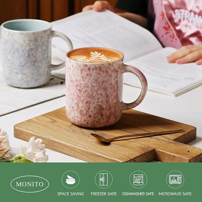 17 OZ Coffee Mugs Set of 6, Modern Mugs Set with handle for Tea/Latte/Cappuccino/Milk/Cocoa.-CasaMuseHome