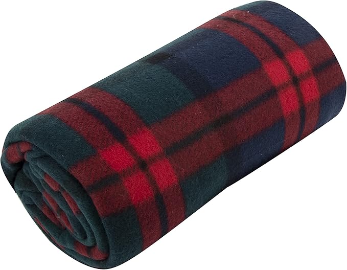 50x60 Throw Blankets, Plaid Fleece Throw Blankets for Bedroom, Couch, Livingroom, Chair, Pets, Outdoors-CasaMuseHome