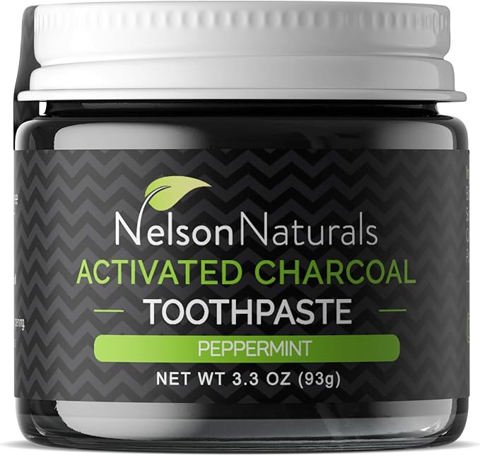 Activated Charcoal Toothpaste 3.3 oz- Peppermint-CasaMuseHome