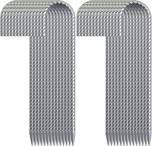 16 Inch 28 Pack Rebar Stakes, 3/8" Diameter J Hook Steel Ground Anchor Stakes, Heavy Duty Galvanized Tent Stakes, Metal Fence Stakes for Outdoor Decoration Yard Inflatables Gardening-CasaMuseHome