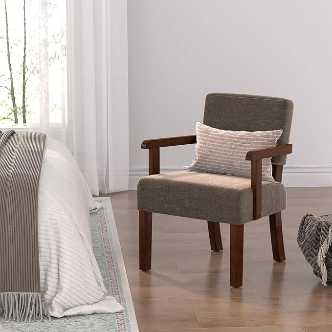 Accent Chair, Living Room Chairs Oversized with Soft Seat and Armrests for Dinning Bedroom Reading and Waiting Rooms-CasaMuseHome