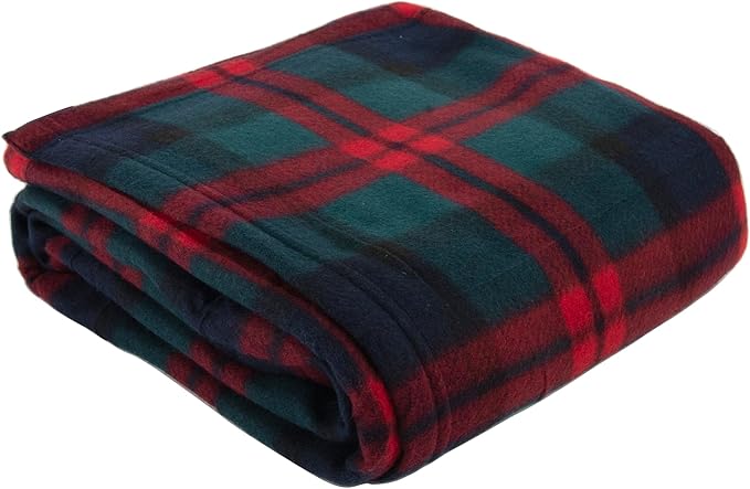 50x60 Throw Blankets, Plaid Fleece Throw Blankets for Bedroom, Couch, Livingroom, Chair, Pets, Outdoors-CasaMuseHome