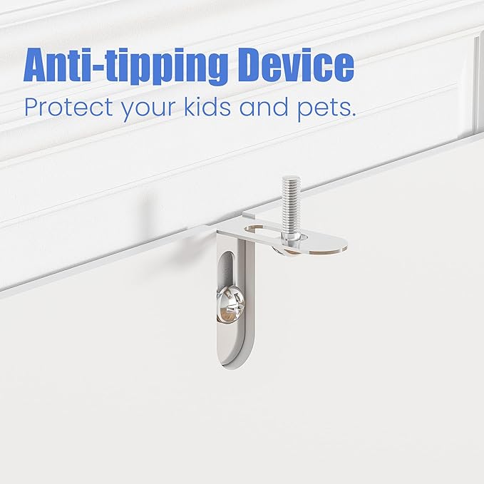 71" Tall Pantry Cabinet with 4 Doors, Kitchen Pantry Storage Cabinet, Freestanding Larder Cupboard, Kitchen Hutch with Gold Handles for Dining Room, Bathroom, White-CasaMuseHome