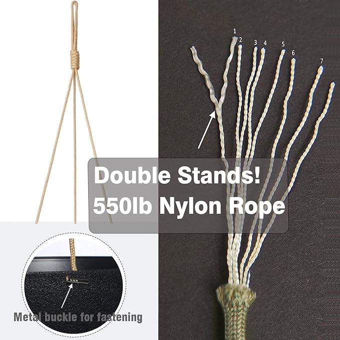 13 Inch 2 Pack Large Hanging Planters for Indoor Outdoor Plants, Plastic Hanging Basket Pots for House Plants Flowers, Black-CasaMuseHome