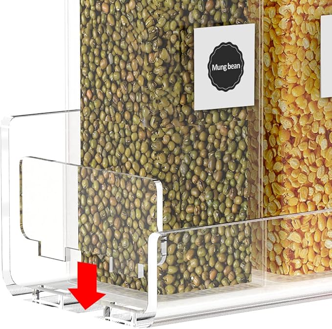 Acrylic Spice Rack Wall Mount, Hanging Spice Shelf Racks for Seasonings, Kitchen Spice Jars Wall Organizer Storage Holder, 2 Pack-CasaMuseHome