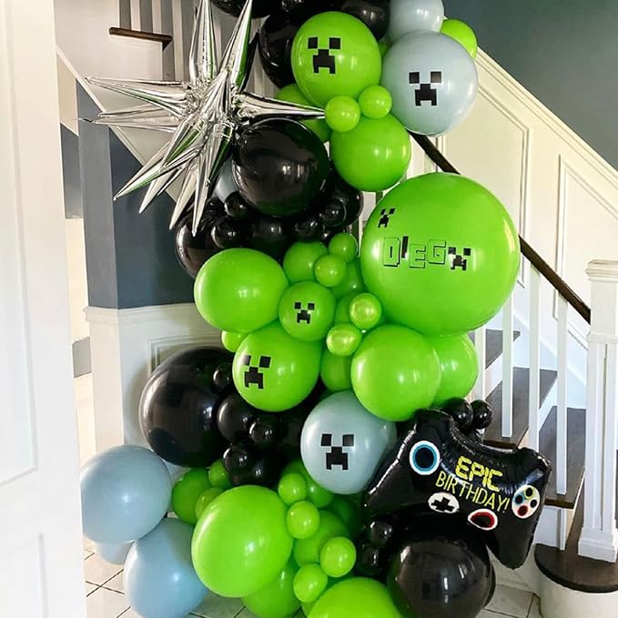 130pcs Lime Green Balloons Different Sizes 18" 12" 10" 5" Light Green Balloons for Birthday Dinosaur Baby Shower St. Patrick's Day Summer Jungle Forest Safari Party Decorations-CasaMuseHome