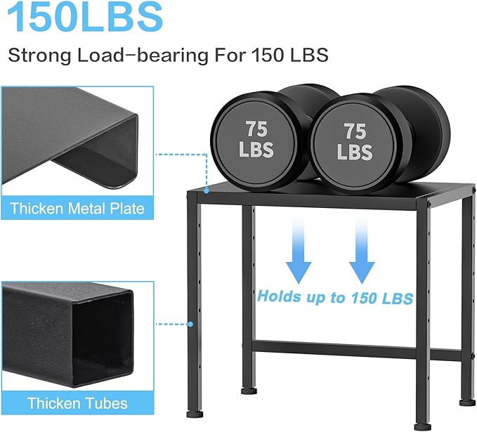 17.3 Inches Metal Storage Shelves,150LBS Heavy Duty Shelving Units and Storage For Small Appliance,Adjustable Utility Storage and Organization Shelf Rack For Kitchen Cabinet Closet Under Sink Pantry-CasaMuseHome