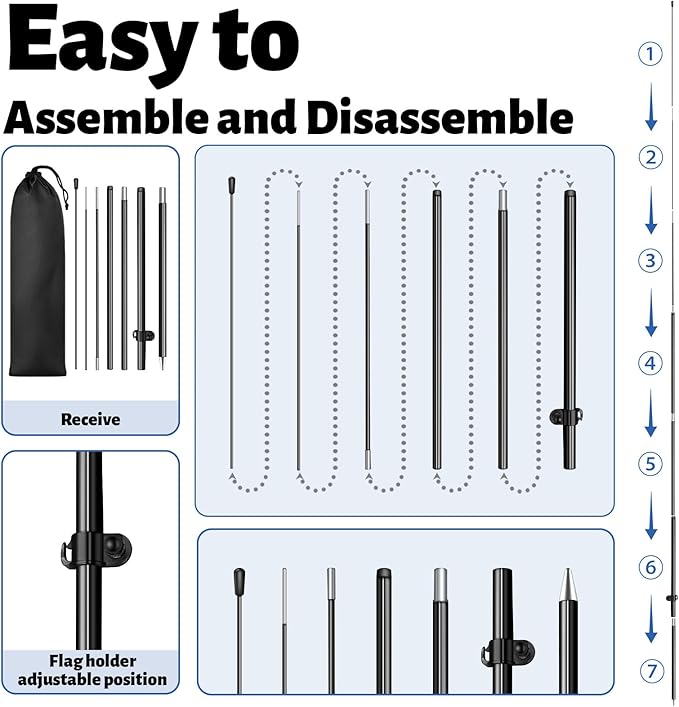 44 Pcs Open House Signs for Real Estate Agent Supplies, Double Sided Open House Flag Kit for Outside, 7.6 x 5.4 Ft Blue Banner Flag Poles Set with Directional Arrows Yard Sign Stakes Balloons-CasaMuseHome