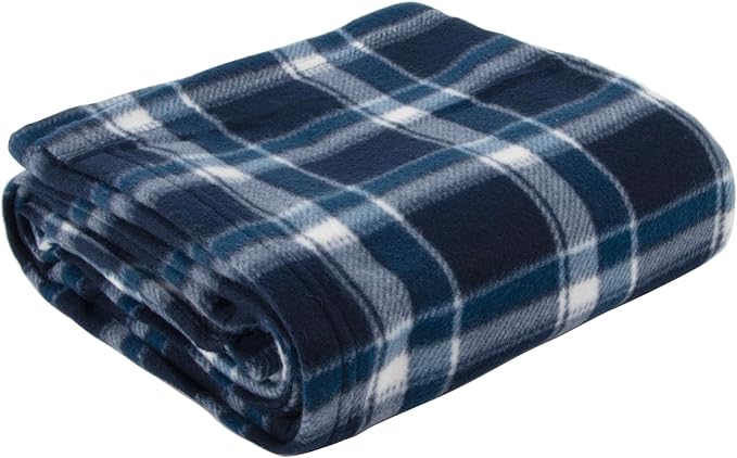 50x60 Throw Blankets, Plaid Fleece Throw Blankets for Bedroom, Couch, Livingroom, Chair, Pets, Outdoors-CasaMuseHome