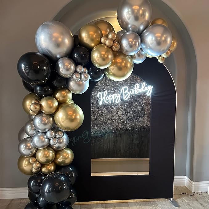 130pcs Metallic Gold Balloons Different Sizes 18" 12" 10" 5" Party Latex Balloons for Birthday Graduation Baby Shower Wedding Anniversary New Year Party Decorations-CasaMuseHome