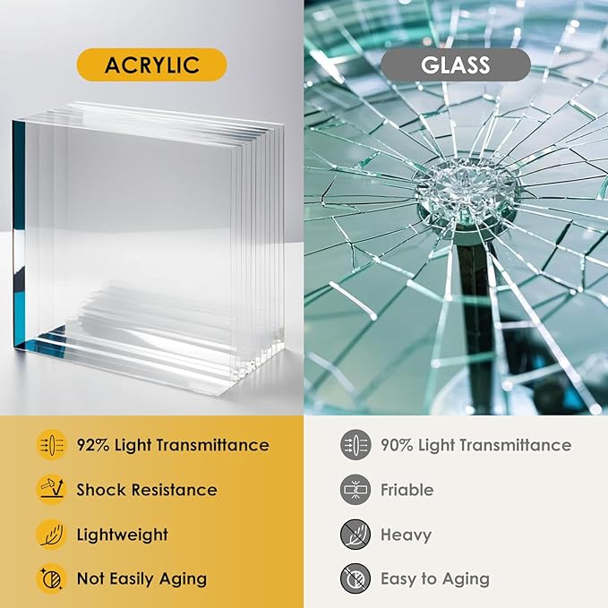 Acrylic Console Table, 2 Tier Acrylic Narrow Console Tables for Entryway,CHICUN, Square Legs, Skinny Console Table for Foyer, Sofa, Living Room,Clear-CasaMuseHome