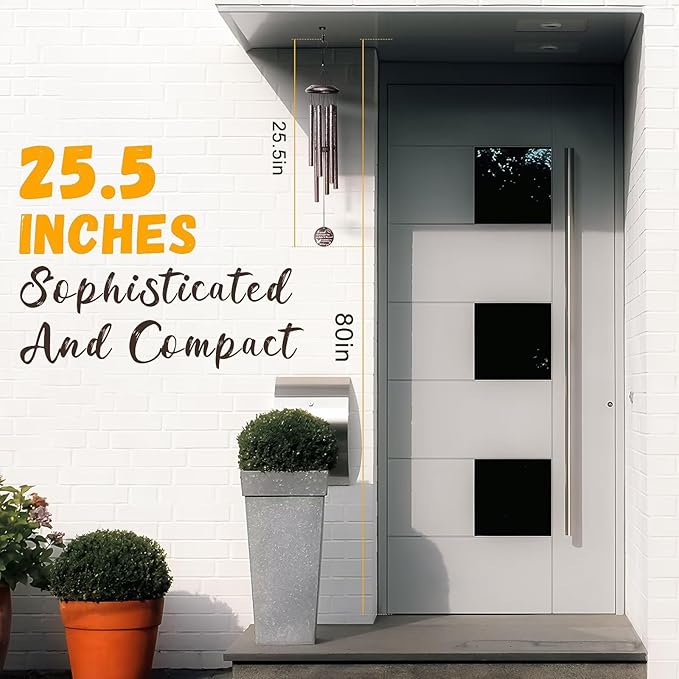 25''Wind Chimes,Best Friend Birthday Gifts for Women, Woman, Thanksgiving,Christmas Day Gifts Ideas for Friendship Rreminder.-CasaMuseHome