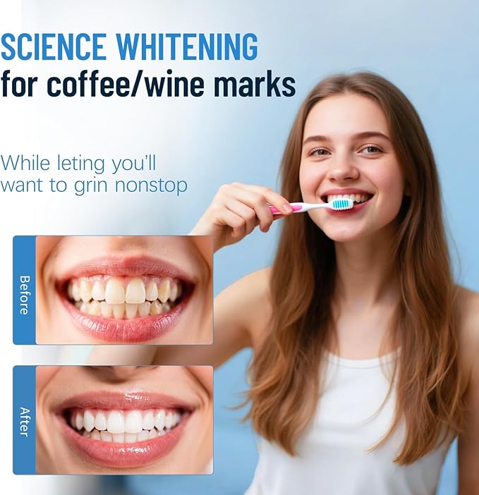 7.5% Nano Hydroxyapatite Toothpaste 2Packs (Fluoride-Free), Helps Remineralize, Protects Enamel, Strengthens Tooth, Dentist-Recommended for Sensitive Teeth & Kids, Refresh Mint Whitening Toothpaste-CasaMuseHome