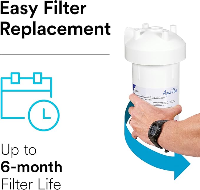 3M Aqua-Pure Under Sink Water Filter System AP200, Full Flow-CasaMuseHome