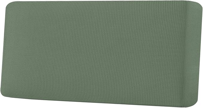 H.VERSAILTEX Super Stretch Individual Seat Cushion Covers Sofa Covers Couch Cushion Covers Slipcover Sets Thick Jacquard Textured Twill Fabric (1 Piece Sofa Cushion Cover, Loden Frost)-CasaMuseHome