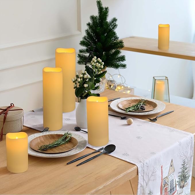 144-Pack LED Flameless Candles with Remote Control for Home and Special Occasions (Three Sizes)-CasaMuseHome