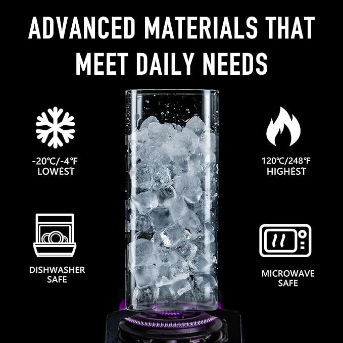 71oz Rectangle Airtight Glass Storage Containers with Bamboo Lids (Set of 4), Square Food Storage Jar, Pantry Organizers for Sugar, Flour, Spaghetti and Coffee beans (‎with Black Lable)-CasaMuseHome