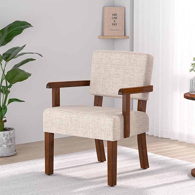 Accent Chair, Oversize Living Room Chairs with Soft Seat & Armrests for Living & Dinning Rooms-CasaMuseHome