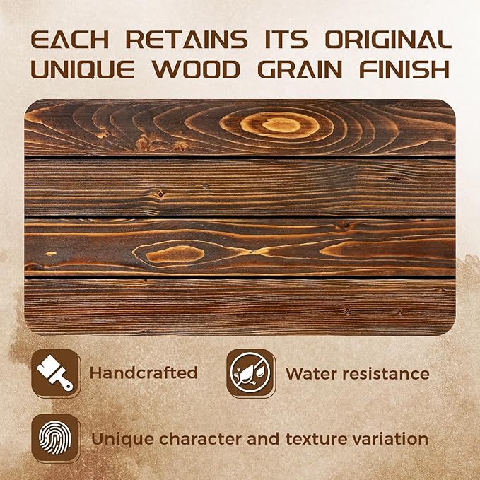 48x8x3 Fireplace Mantel - Solid Rustic Wood - Wall Mounted Floating Shelf with Invisible Heavy Duty Steel Bracket (Weathered Brown)-CasaMuseHome