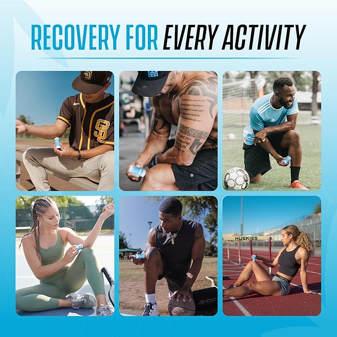 4KOR Recovery Stick - Natural Muscle Balm | Hemp Infused | for Muscles, Joints, Post-Workout | Features a Cooling & Warming Sensation | Portable & Non-Greasy Twist-Up Balms - 1 oz.-CasaMuseHome