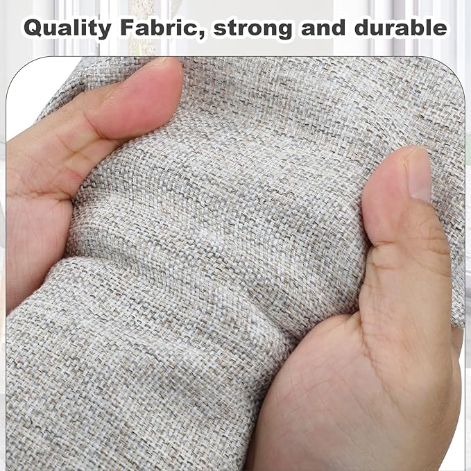 75 Quart Extra Large Decorative Collapsible Storage Bins with Lids, 1 Pack Beige Stackable Boxes-CasaMuseHome