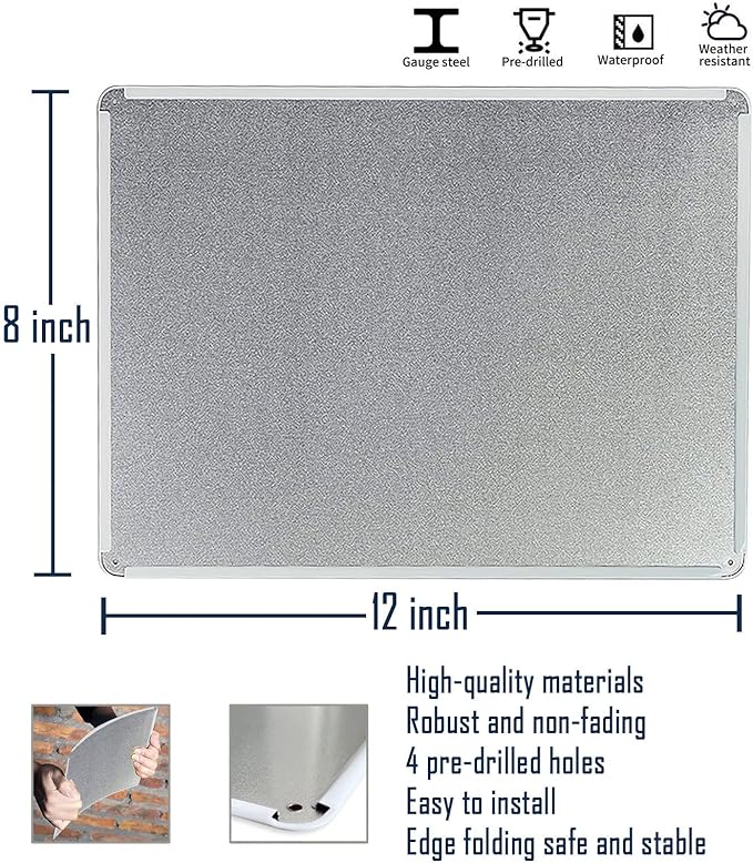 5 Pack Garden Signs Vintage Metal Tin Signs For Outside Garden Signs Decorative Outdoor Plant Lover Gifts Gardening Gift For Women Yard Sign Funny Gardening Decor 12x8 Inch-CasaMuseHome