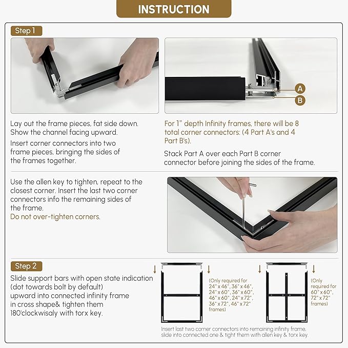 36"x46" Extra Large Framed Wall Art Soft White Poppies Watercolor Floral, Delicate Botanical for Home Living Room Bedroom Decor (Frame Assembly Required)-CasaMuseHome
