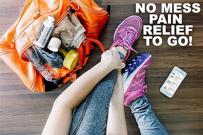 AcuPlus - Pain Relief Roll On - Topical Anti Inflammatory to Soothe Muscles & Joints - Arthritis Pain Reliever, Bursitis, Tendonitis Cream - TSA Compliant, Convenient Roll On - 3 fl. oz. (Pack of 3)-CasaMuseHome