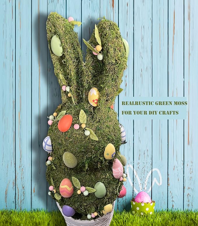 35 OZ Fake Moss for Potted Plants Artificial Moss for Fake Plants Faux Moss for Planters Decorative Moss for Craft and Home Decor…-CasaMuseHome