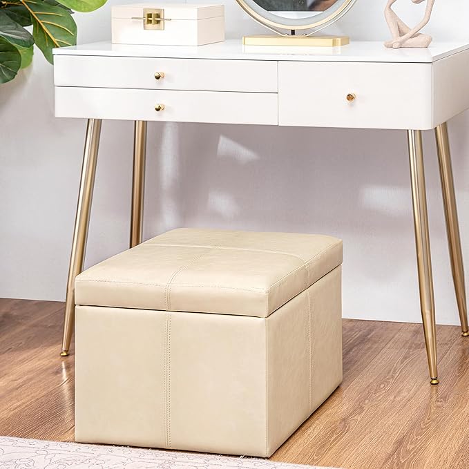 Adeco Storage Ottoman-CasaMuseHome