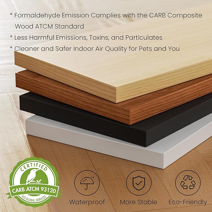 71" Tall Pantry Cabinet, 4 Doors Kitchen Pantry Storage Cabinet, Freestanding Larder Cupboard, Kitchen Hutch with Gold Handles for Dining Room, Bathroom, Black-CasaMuseHome