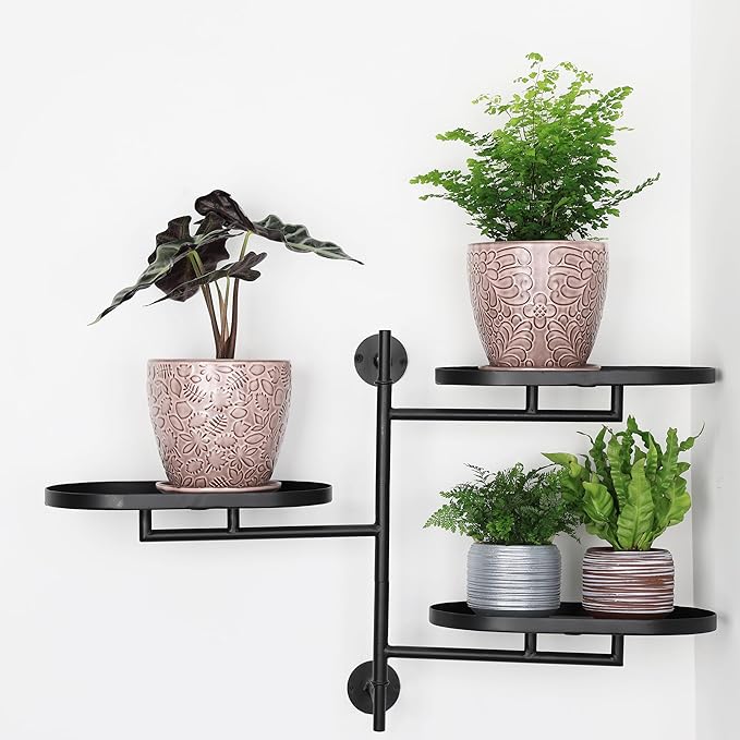 6 Inch Retro Ceramic Planter Set of 2 with Drainage Hole and Saucer for Plants, Indoor-Outdoor Garden Pots for Succulent, Orchid, and Flower (Fits Inner Pots Up to 5 Inches, Retro Peach)-CasaMuseHome