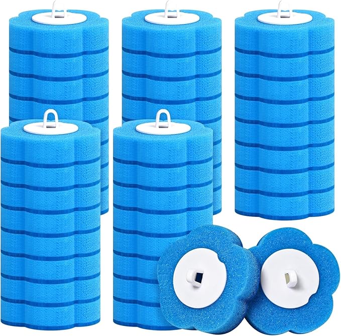 42 PCS Disposable Toilet Bowl Brush Refills, Disposable Toilet Brush Heads, Toilet Wand Disposable Refill Heads, Disposable Replacement Head (42Pcs Replacement Heads)-CasaMuseHome