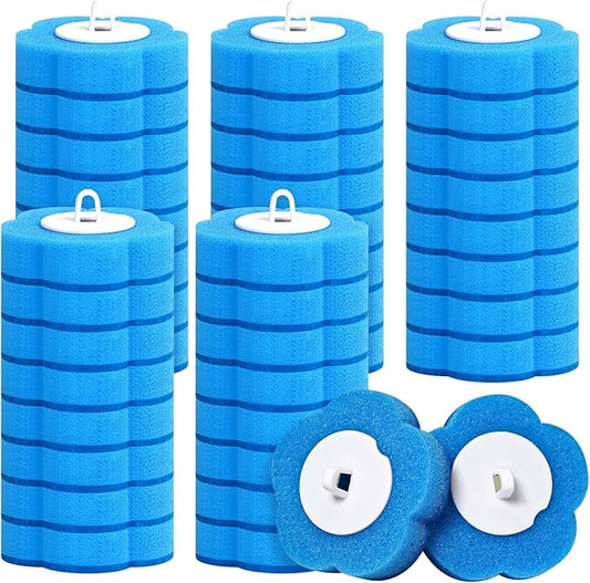 42 PCS Disposable Toilet Bowl Brush Refills, Disposable Toilet Brush Heads, Toilet Wand Disposable Refill Heads, Disposable Replacement Head (42Pcs Replacement Heads)-CasaMuseHome