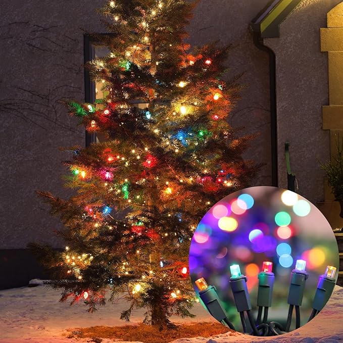 150 Count Multicolor- String Lights - LED Christmas Lights, Mini led Lights for Indoor Outdoor Home Holiday Party Wedding Independence Day Decoration-CasaMuseHome